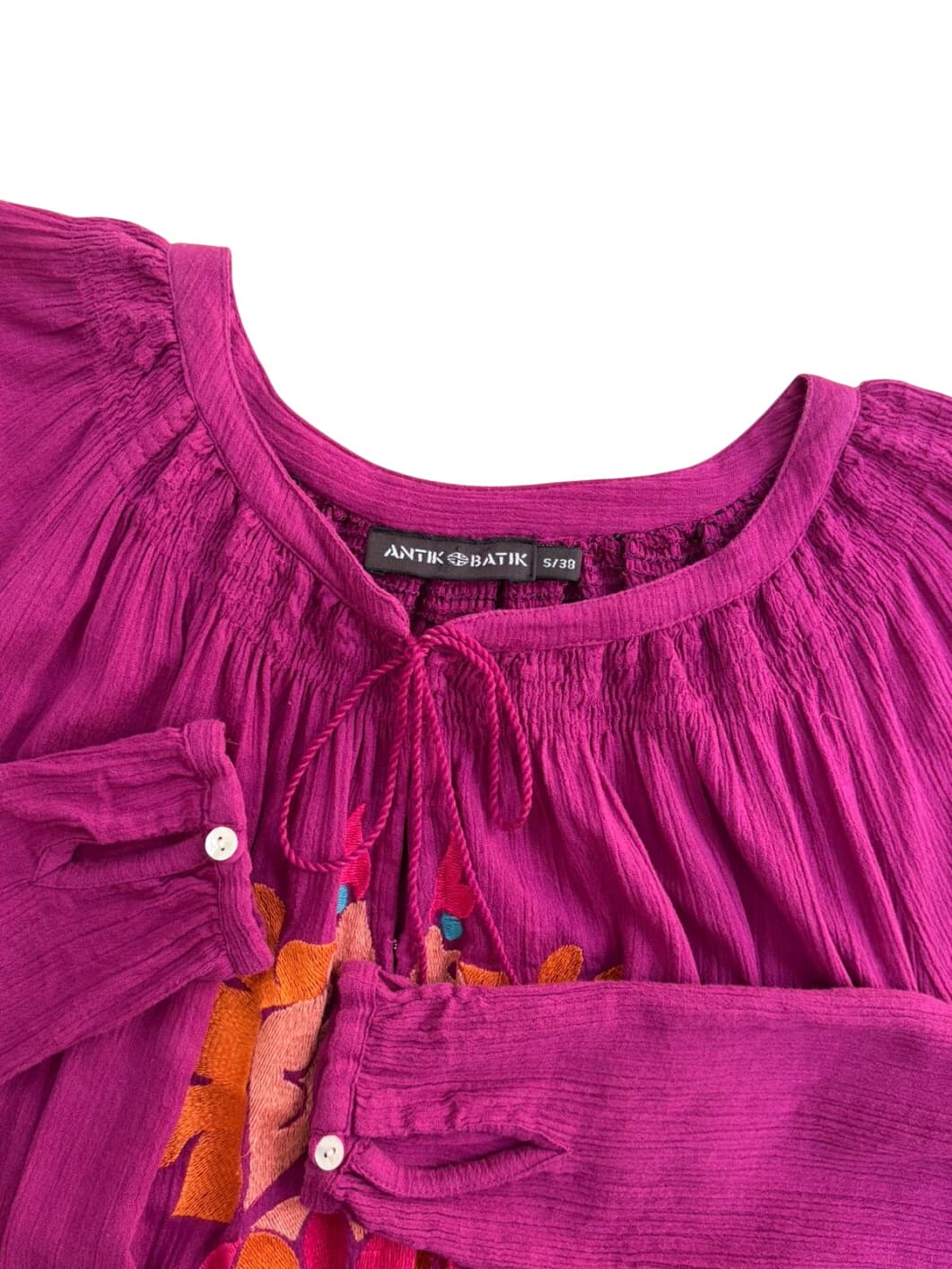 Antik Batik Embroidered Long Sleeve Dress – 6