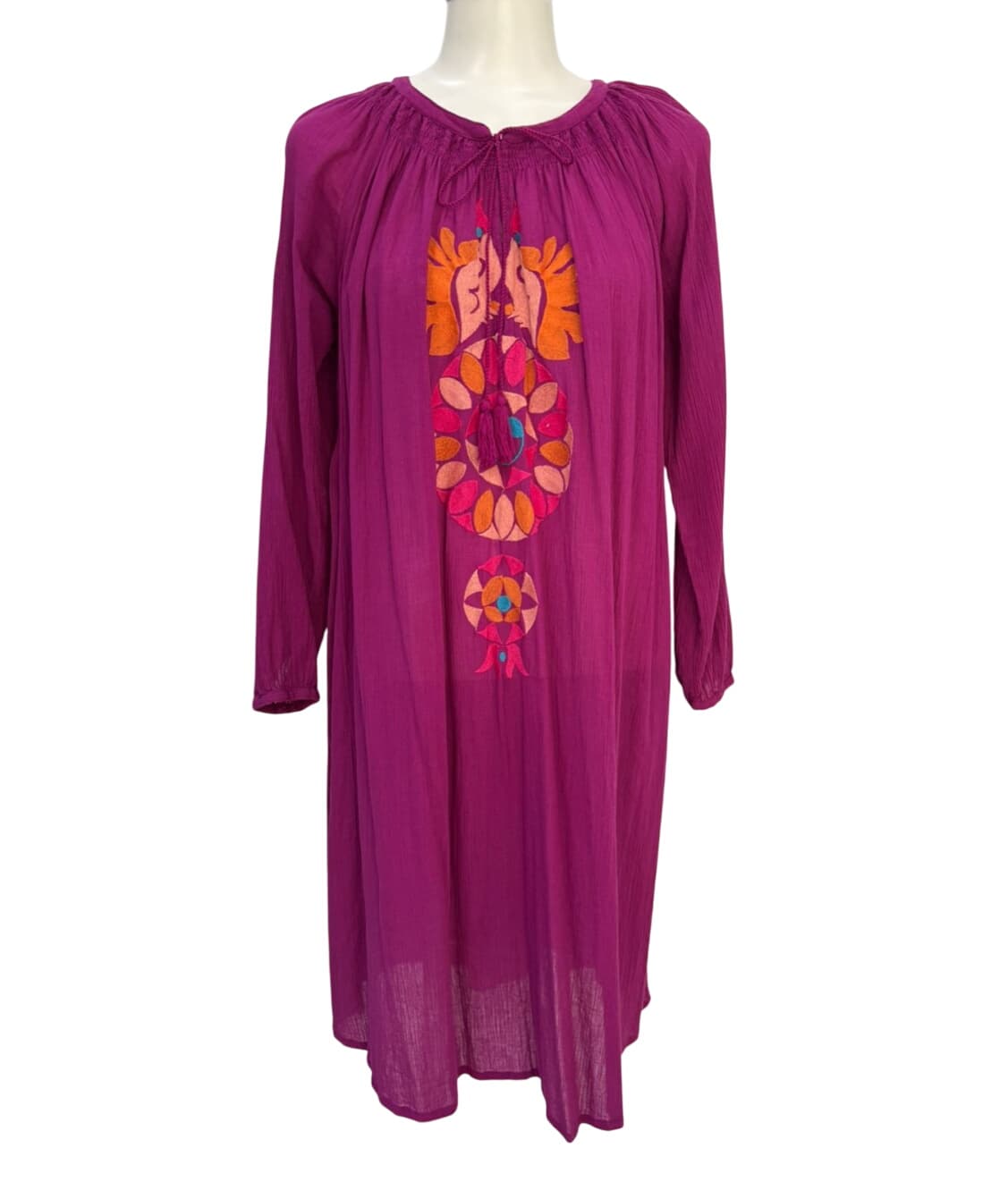Antik Batik Embroidered Long Sleeve Dress – 1