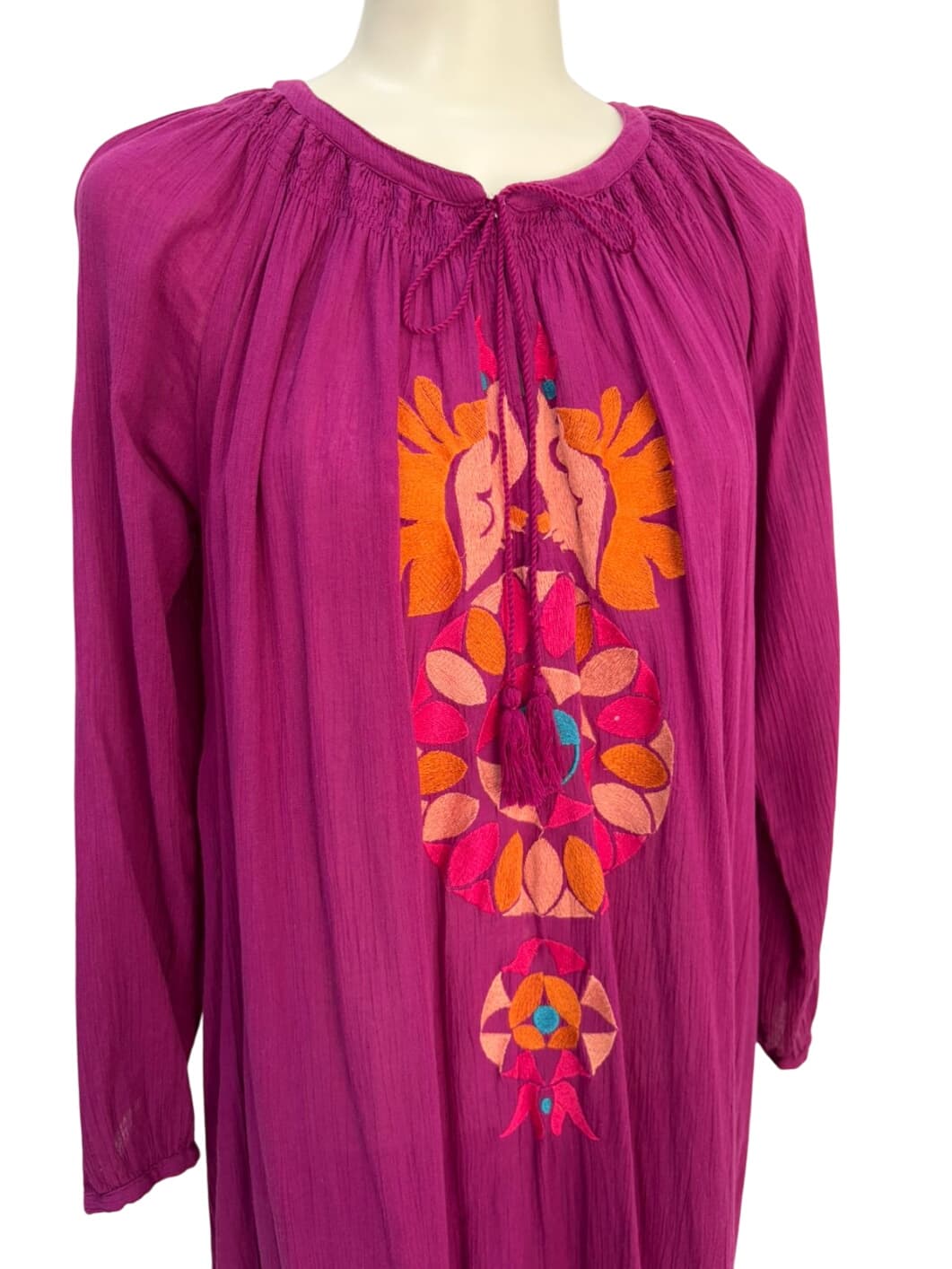 Antik Batik Embroidered Long Sleeve Dress – 2