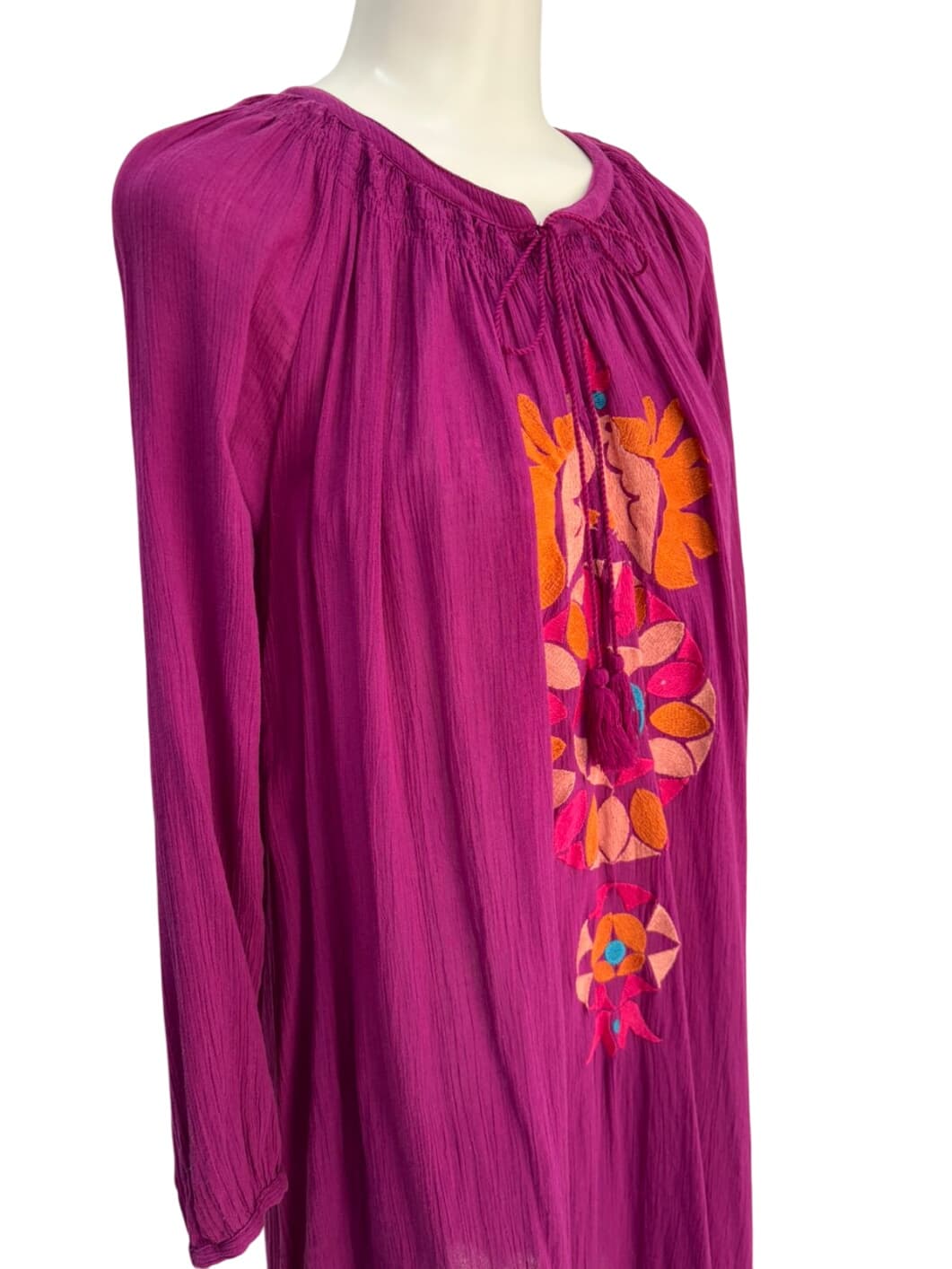 Antik Batik Embroidered Long Sleeve Dress – 4