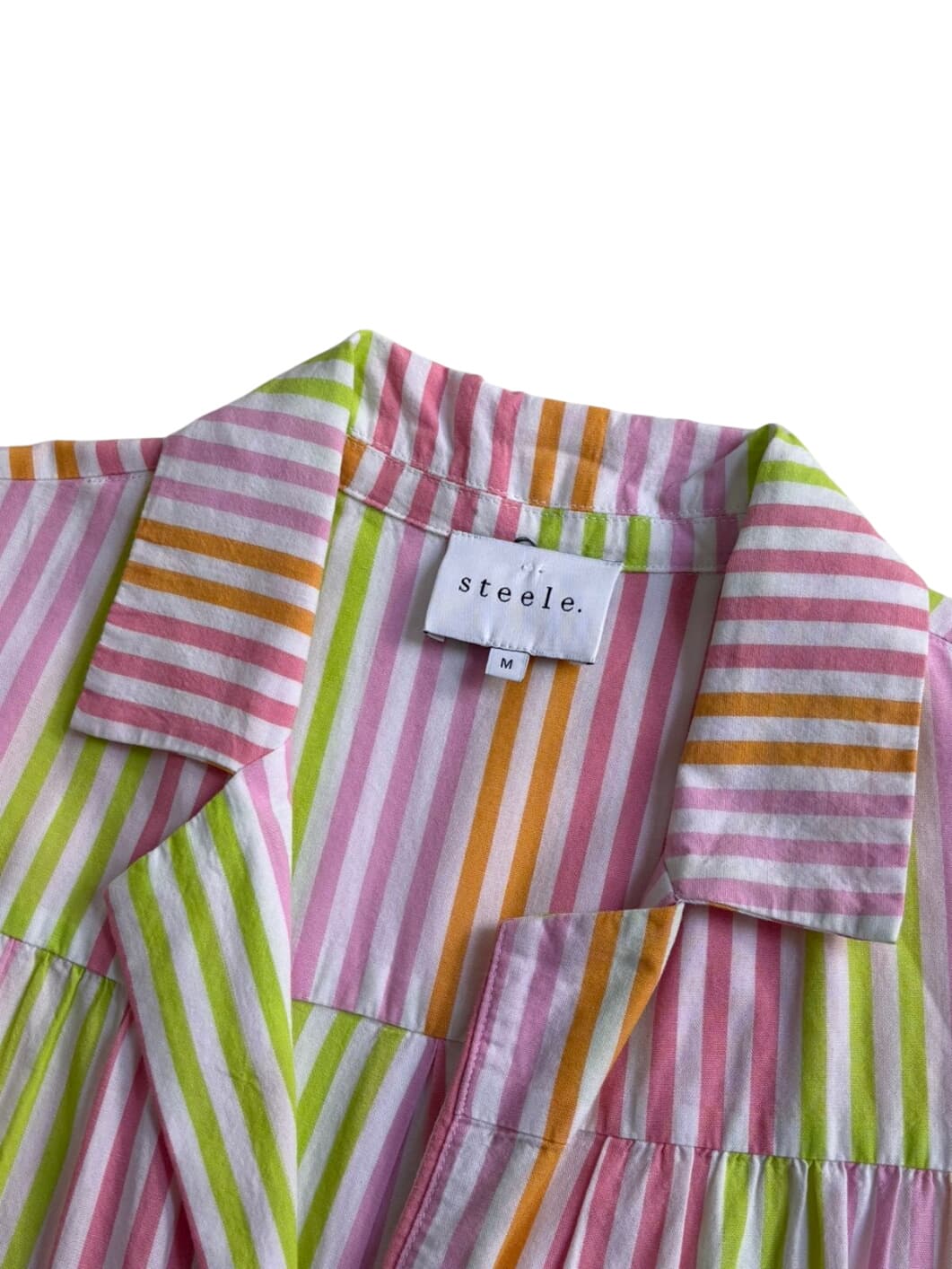 Steele Striped Button-Up Dress – 5