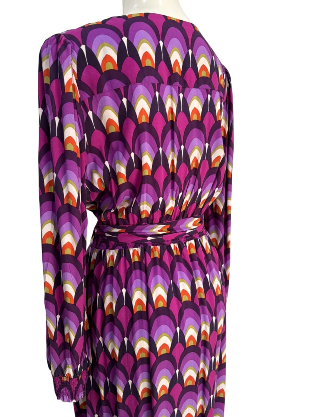 Le Petite Étoile V-Neck Printed Maxi Dress – 4