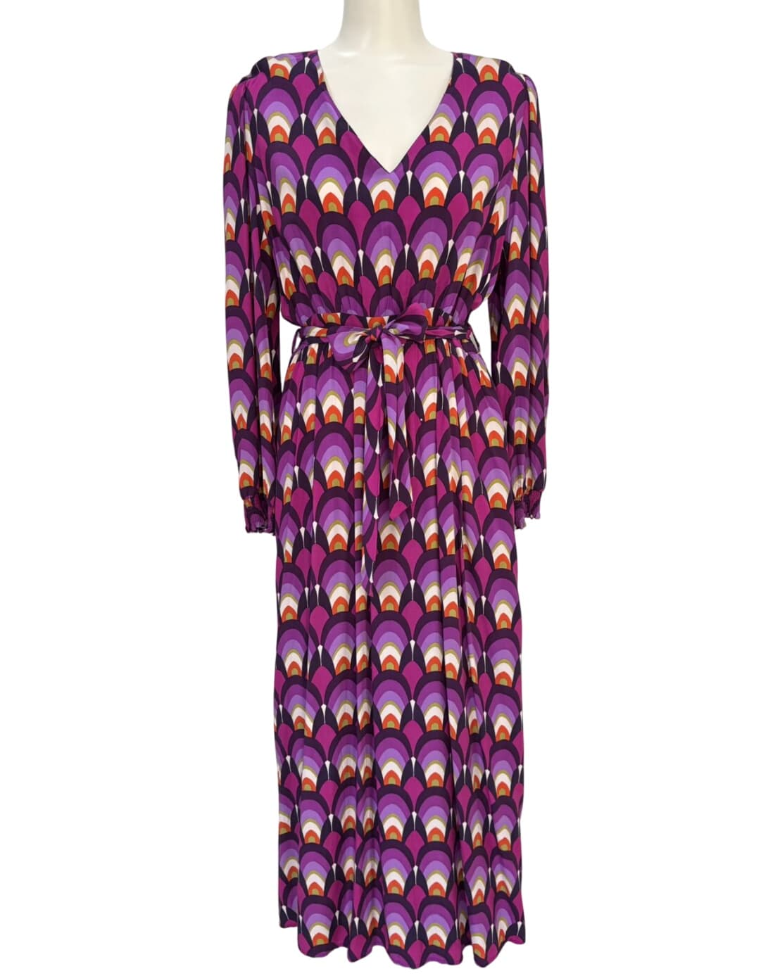 Le Petite Étoile V-Neck Printed Maxi Dress – 1