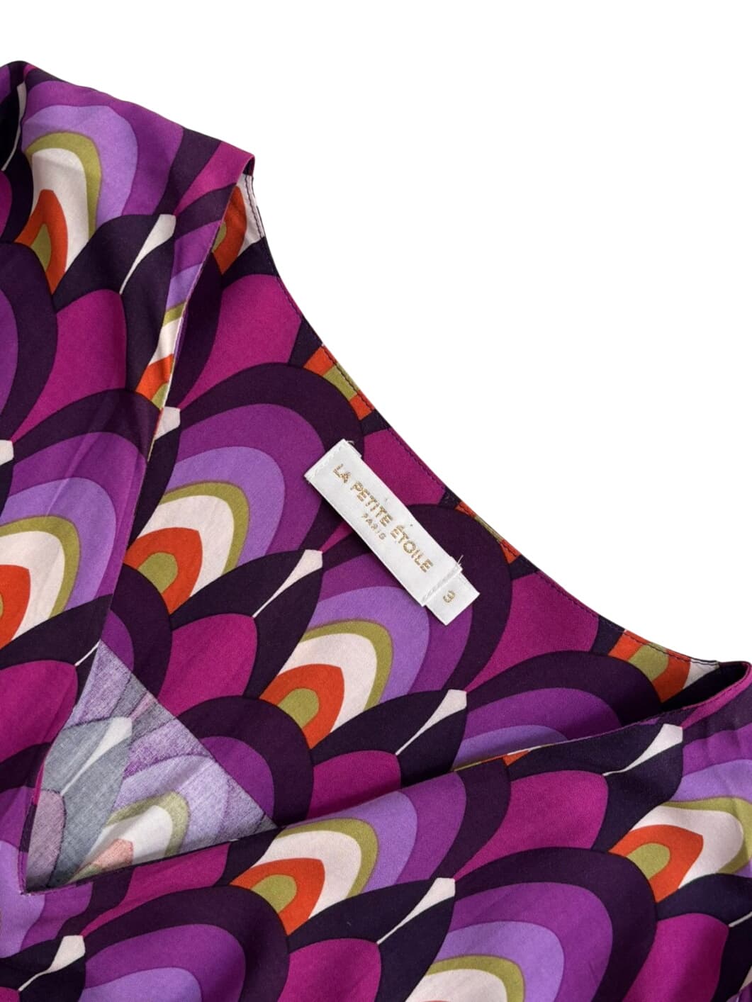 Le Petite Étoile V-Neck Printed Maxi Dress – 5