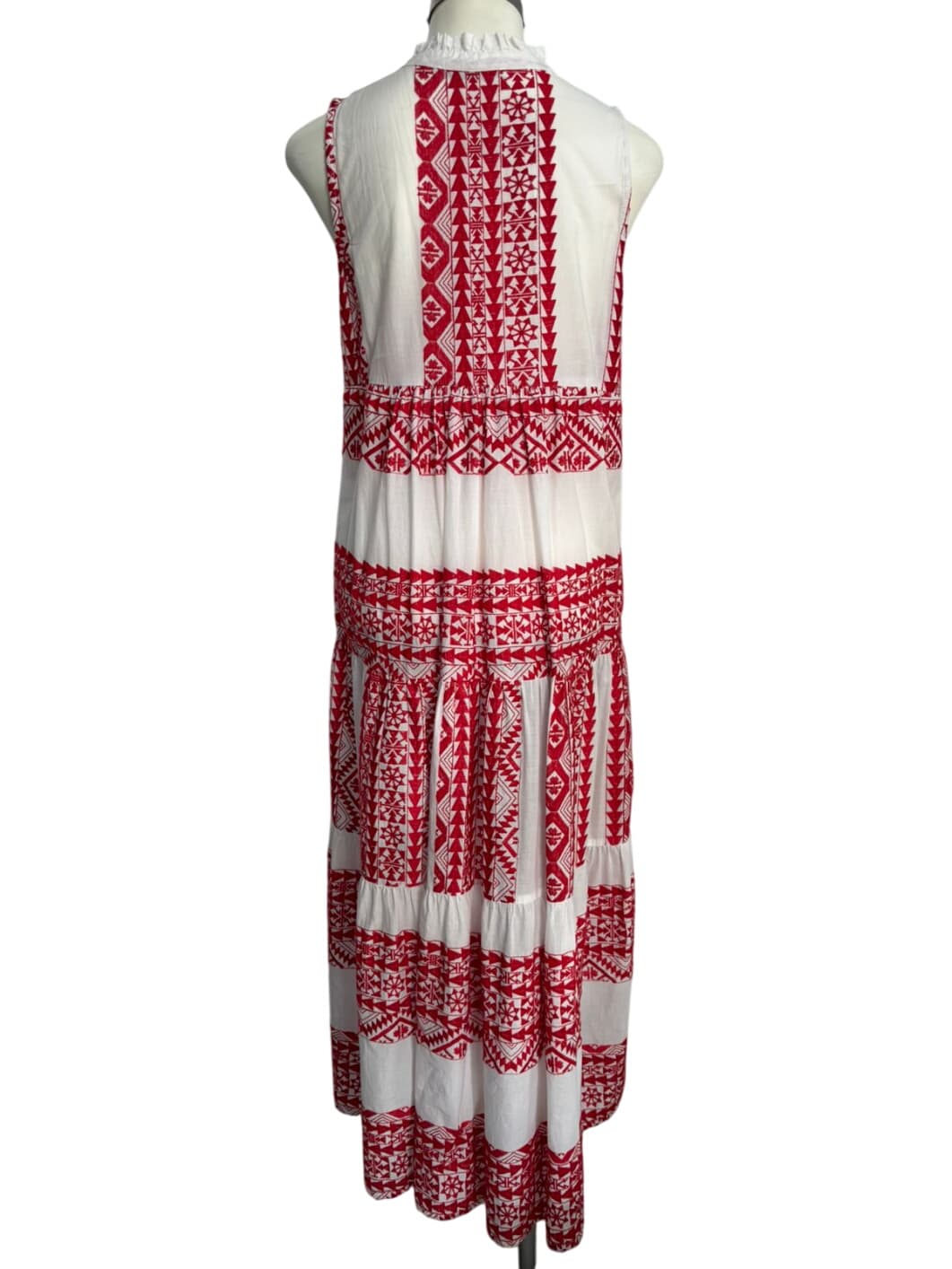 Greek Archaic Kori Embroidered Maxi Dress – 3