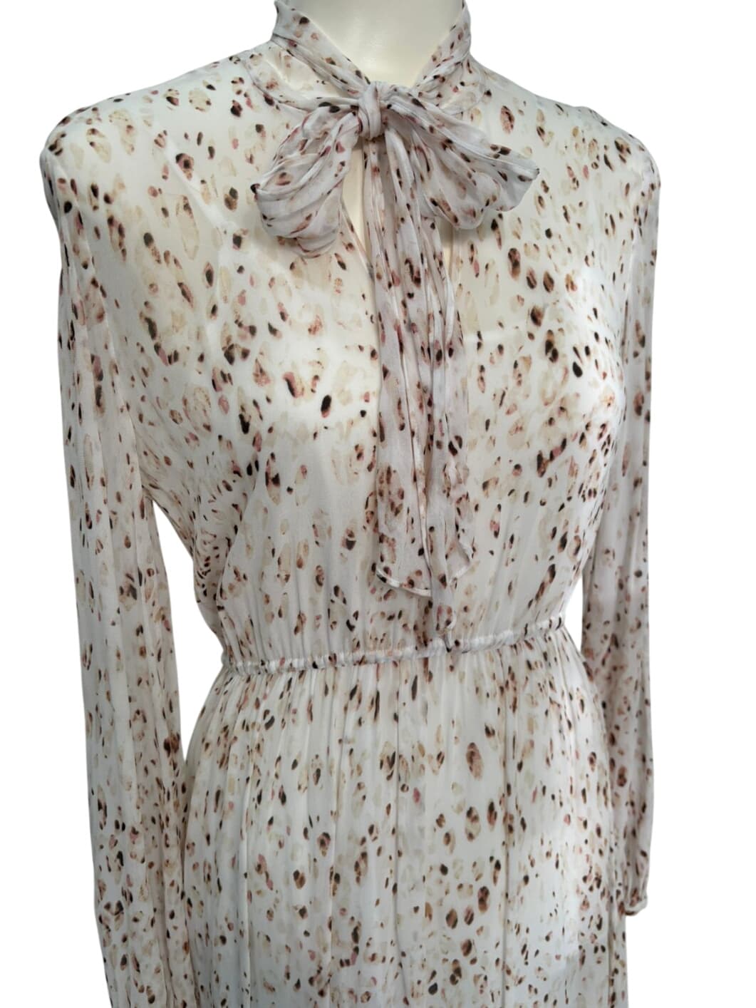 Witchery Floral Tie-Neck Dress – 2