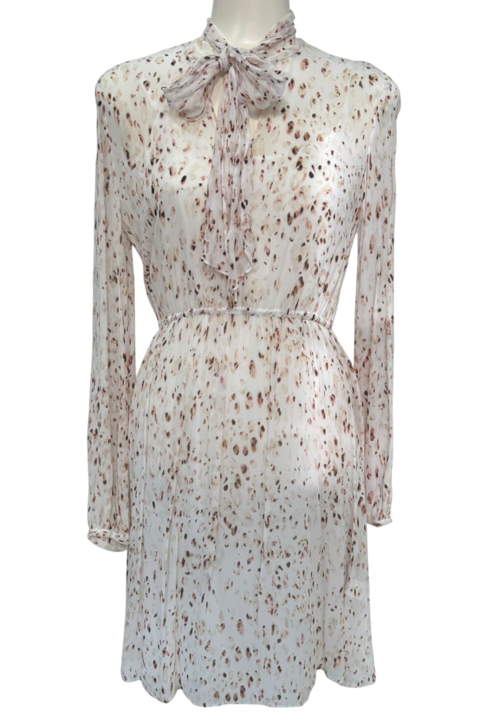 Witchery Floral Tie-Neck Dress – 1