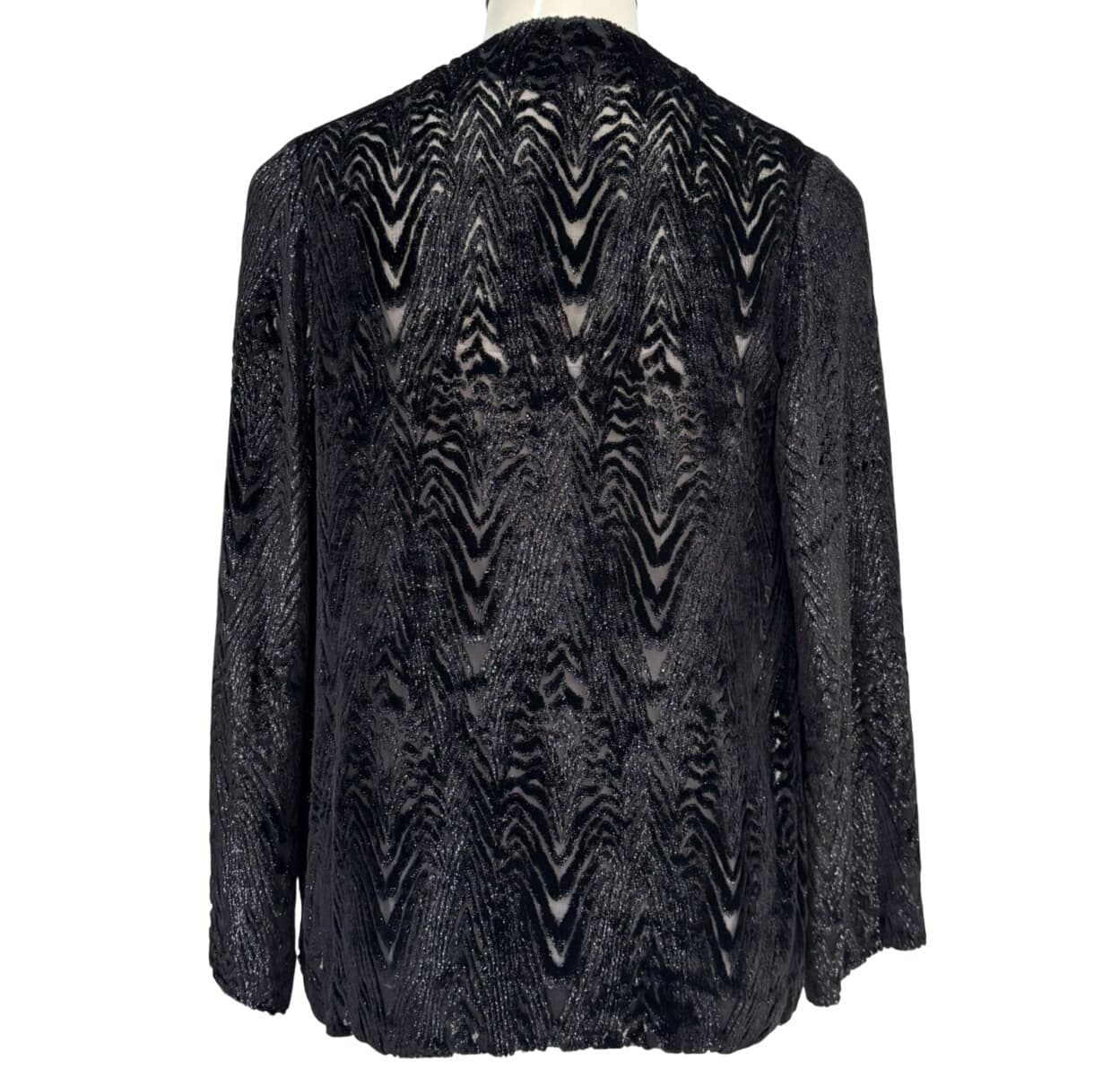 Zebra Patterned Velvet Jacket – 4