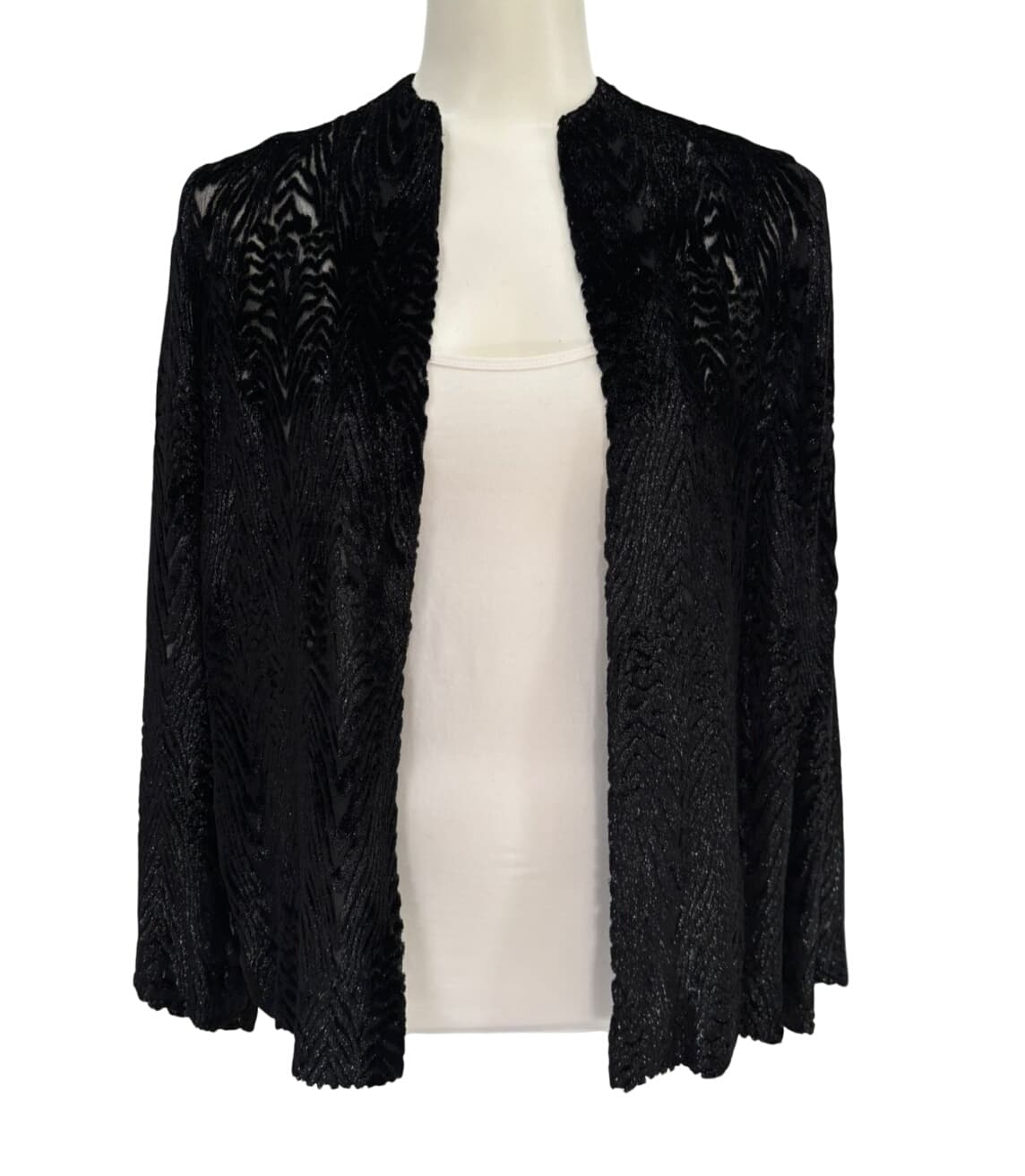 Zebra Patterned Velvet Jacket – 3