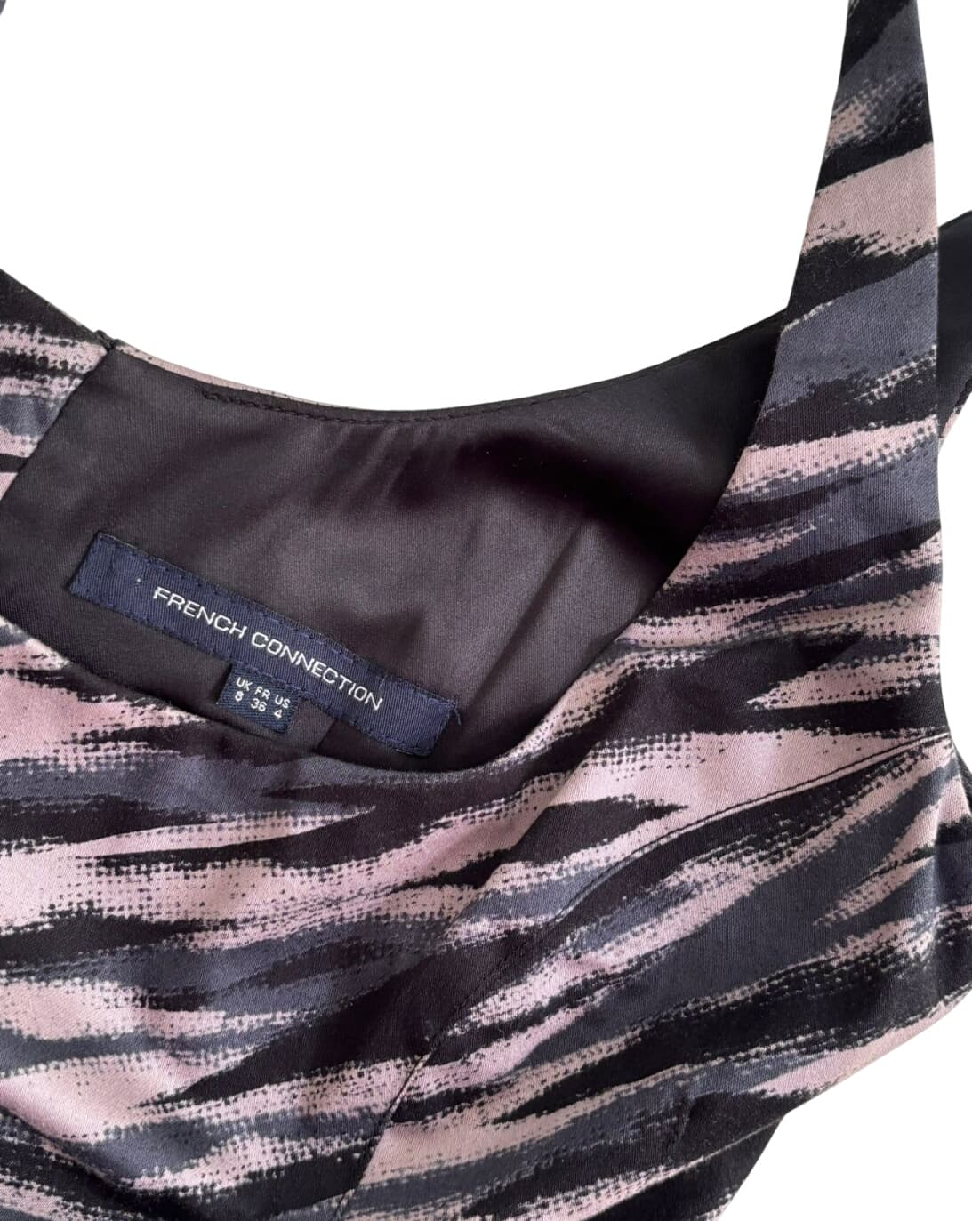 French Connection Tiger Stripe Bodycon Dress – 6