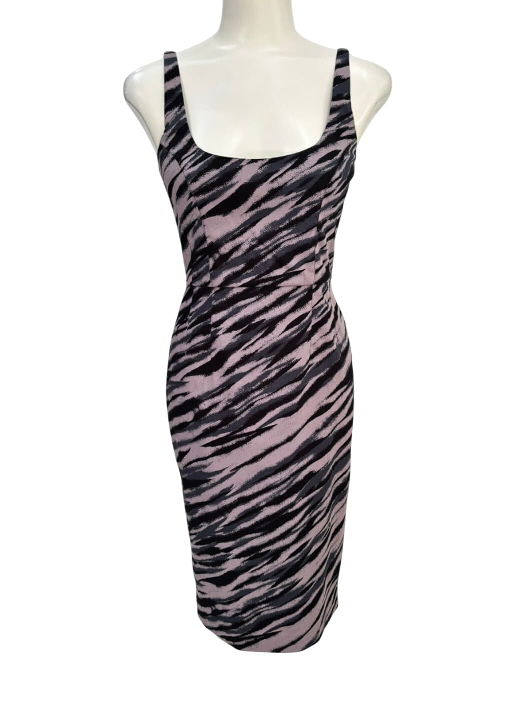 French Connection Tiger Stripe Bodycon Dress – 1