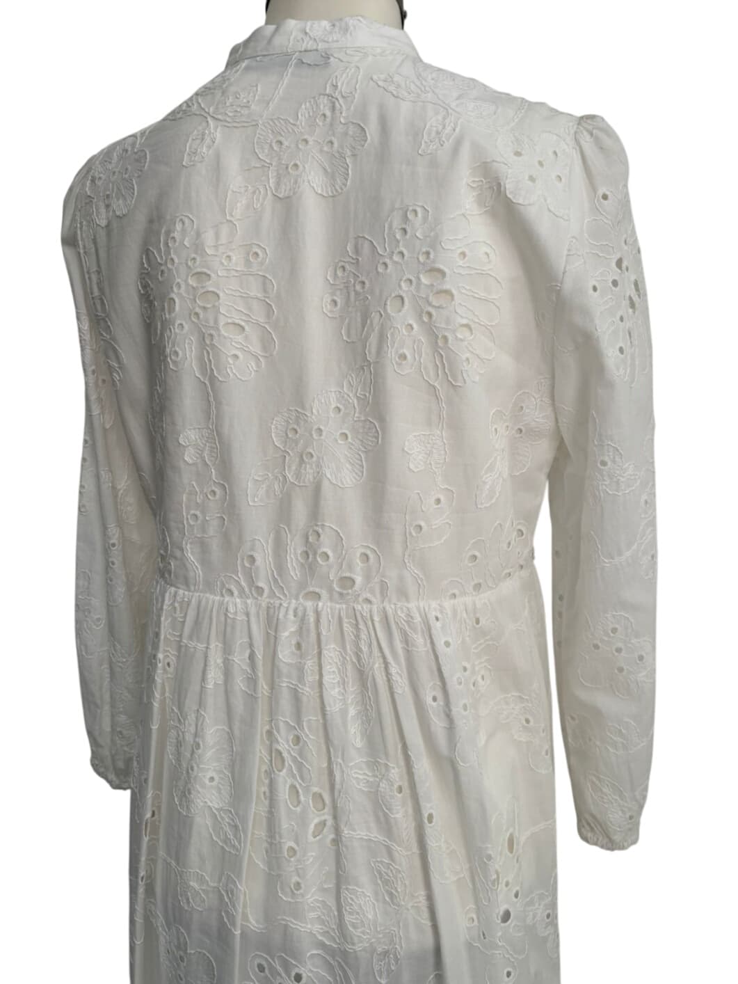 Zara Embroidered Long Sleeve Dress – 4