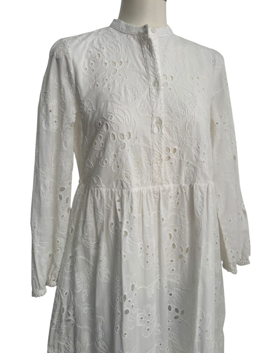 Zara Embroidered Long Sleeve Dress – 3