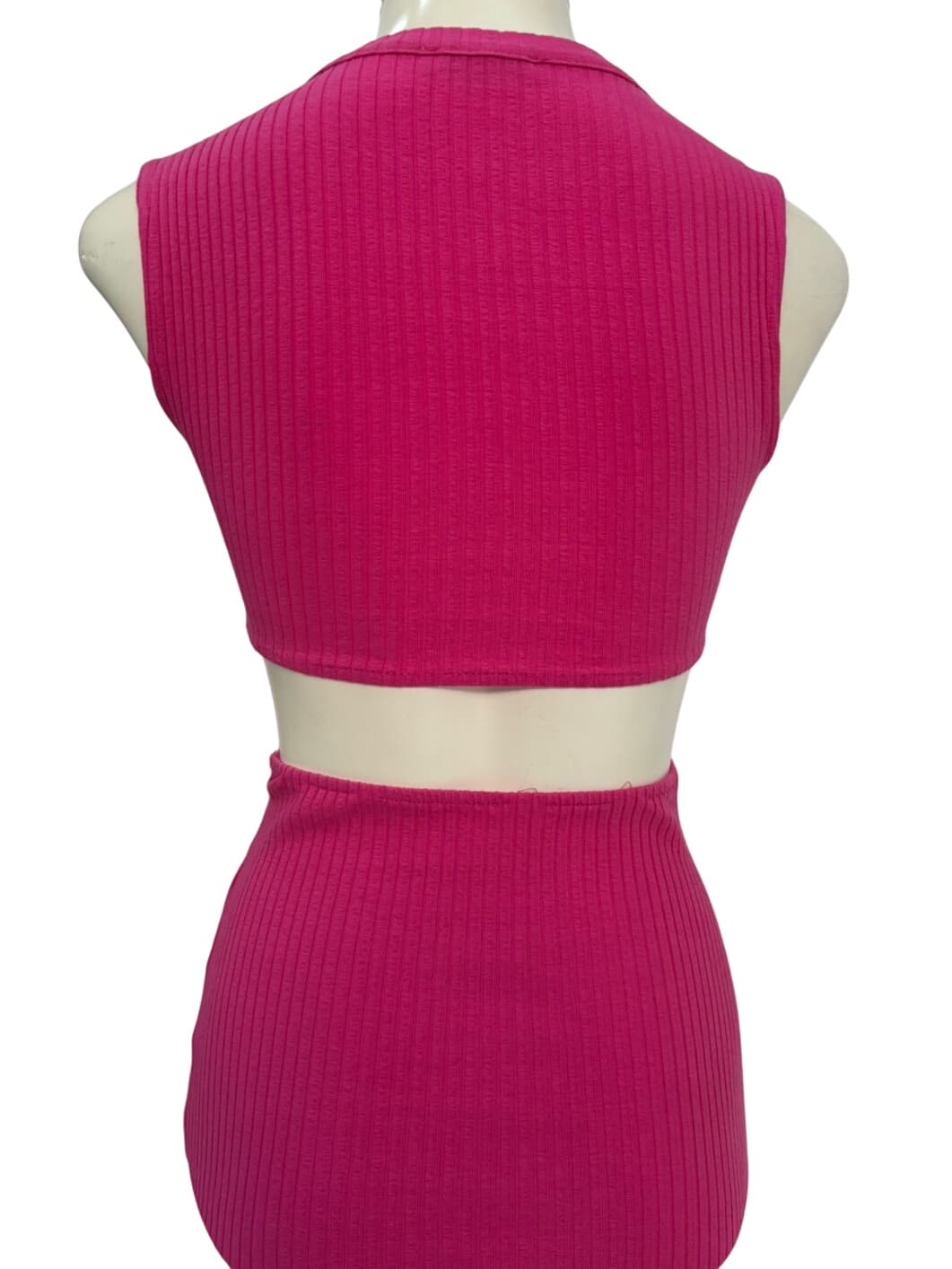 Zara Ribbed Cutout Crop Top Dress – 3