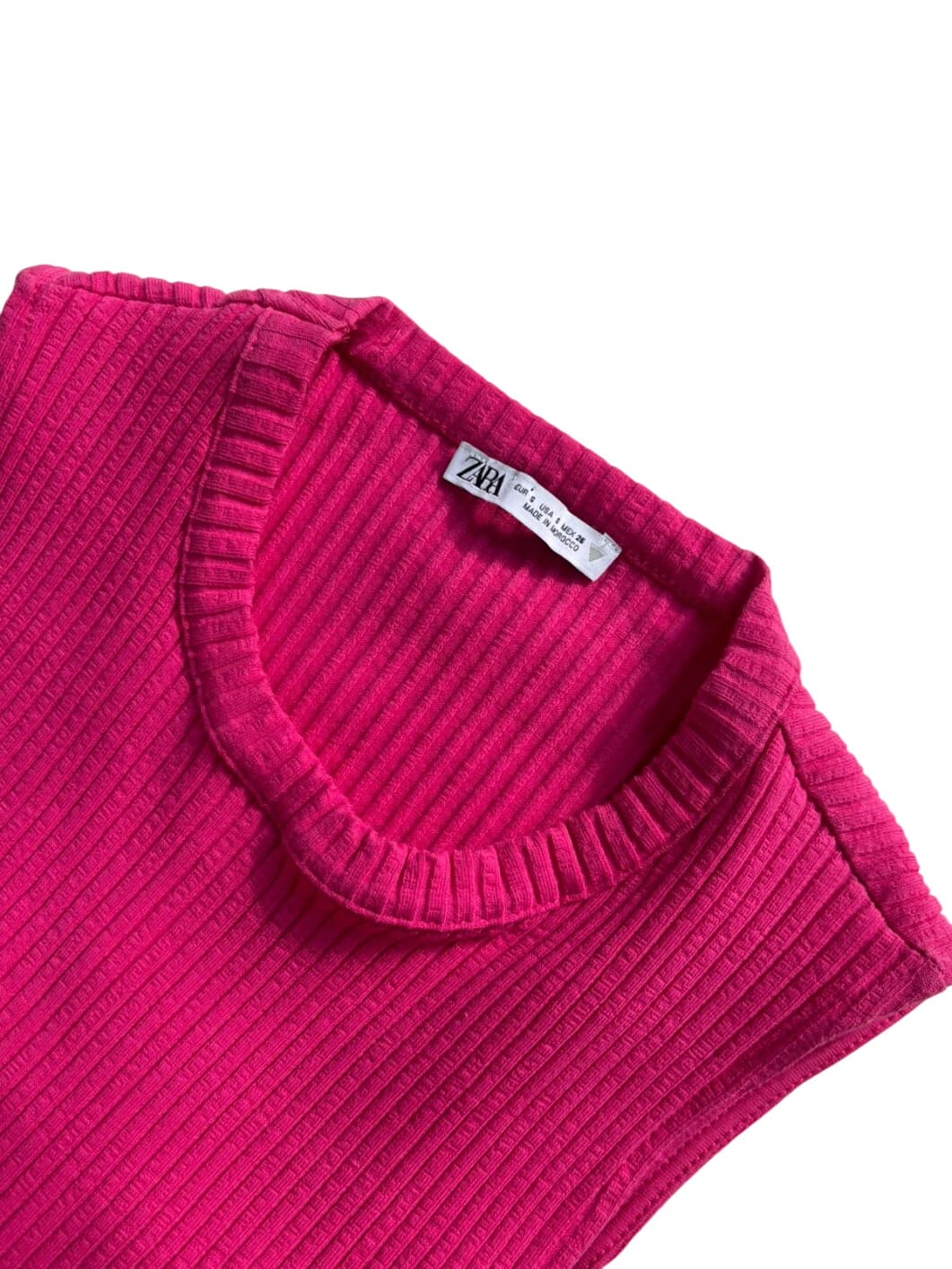 Zara Ribbed Cutout Crop Top Dress – 5