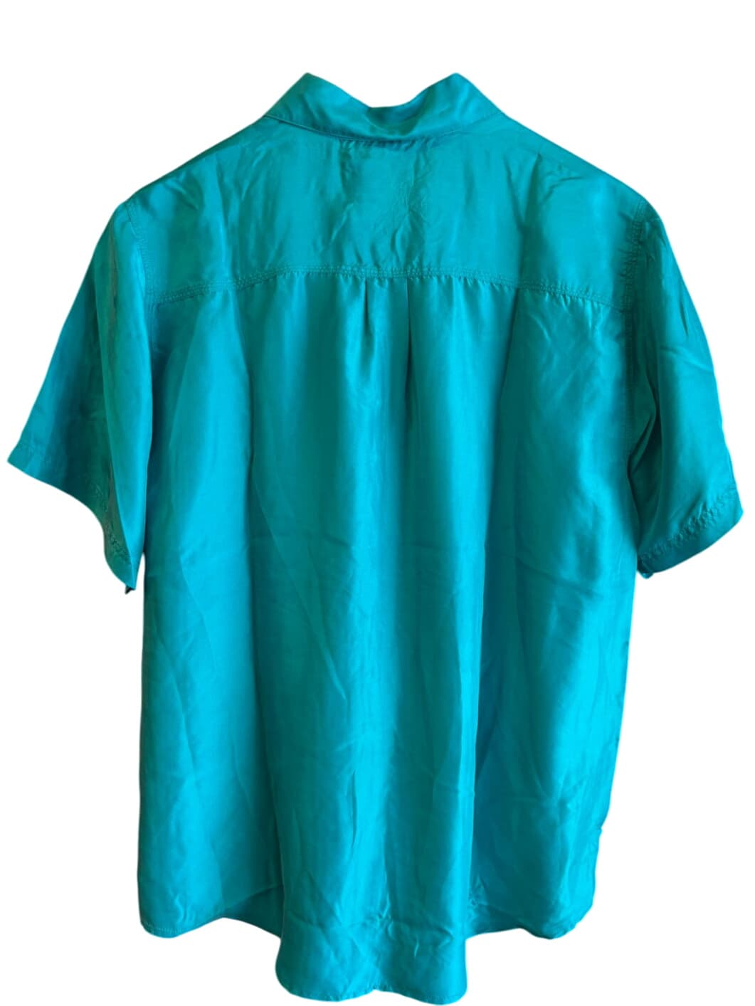 Winner 100% Washed Silk Short Sleeve Button-up Shirt – 3