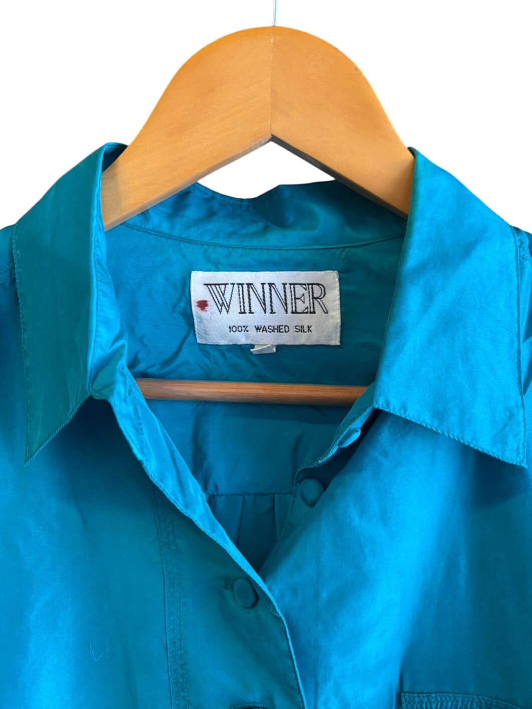 Winner 100% Washed Silk Short Sleeve Button-up Shirt – 4