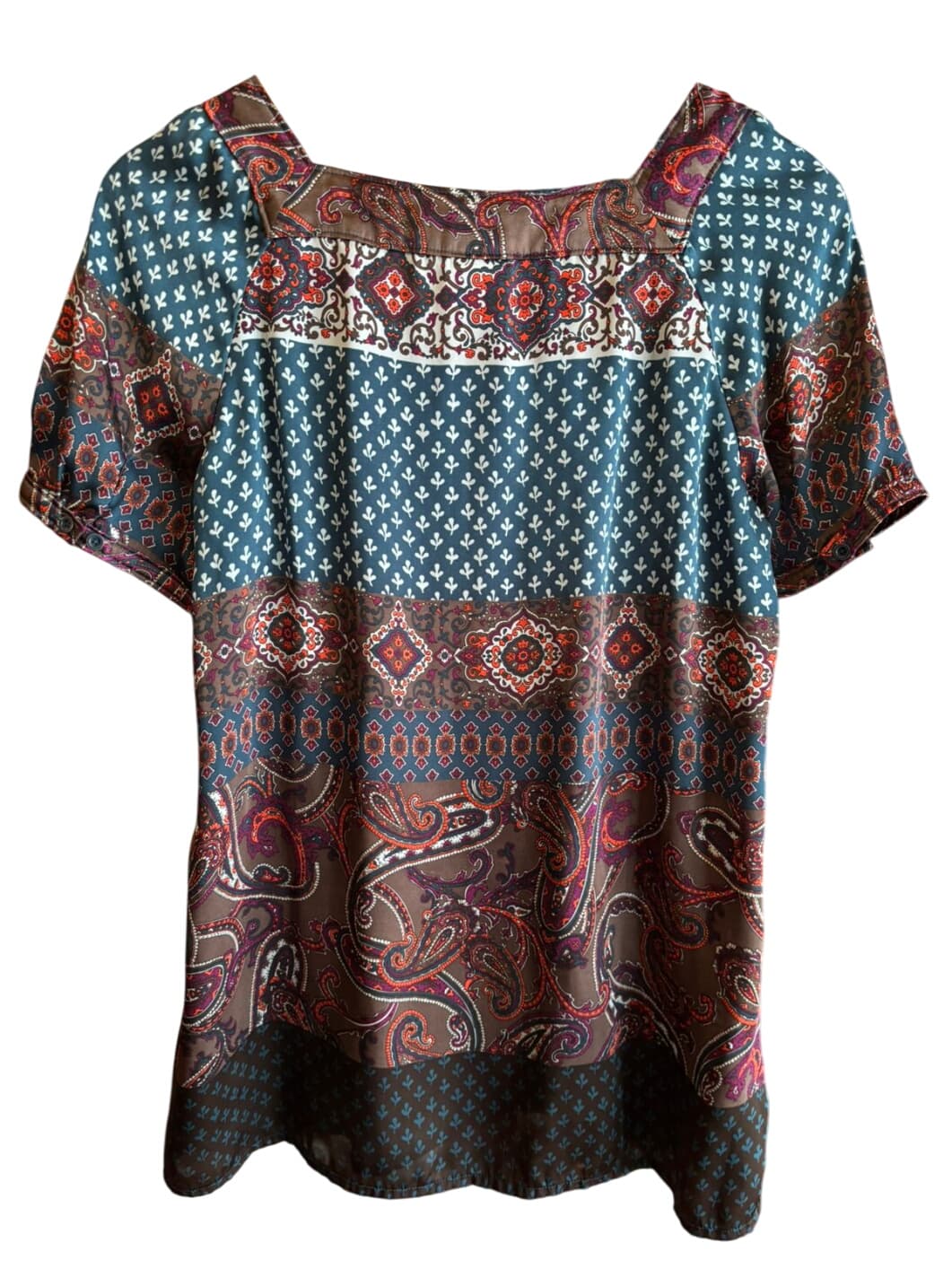 ESPIRIT Patterned short-sleeve top – 3