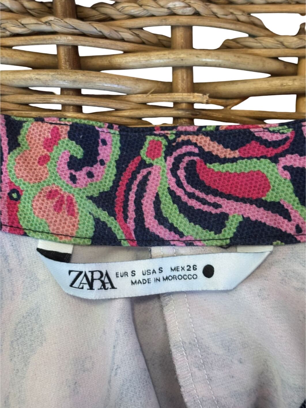 Zara Colorful Graphic Long Sleeve Dress – 3