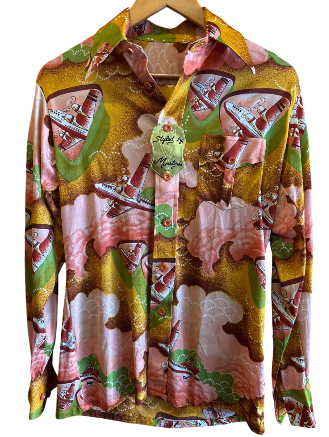 Styled by Martini Printed Long Sleeve Shirt – 1