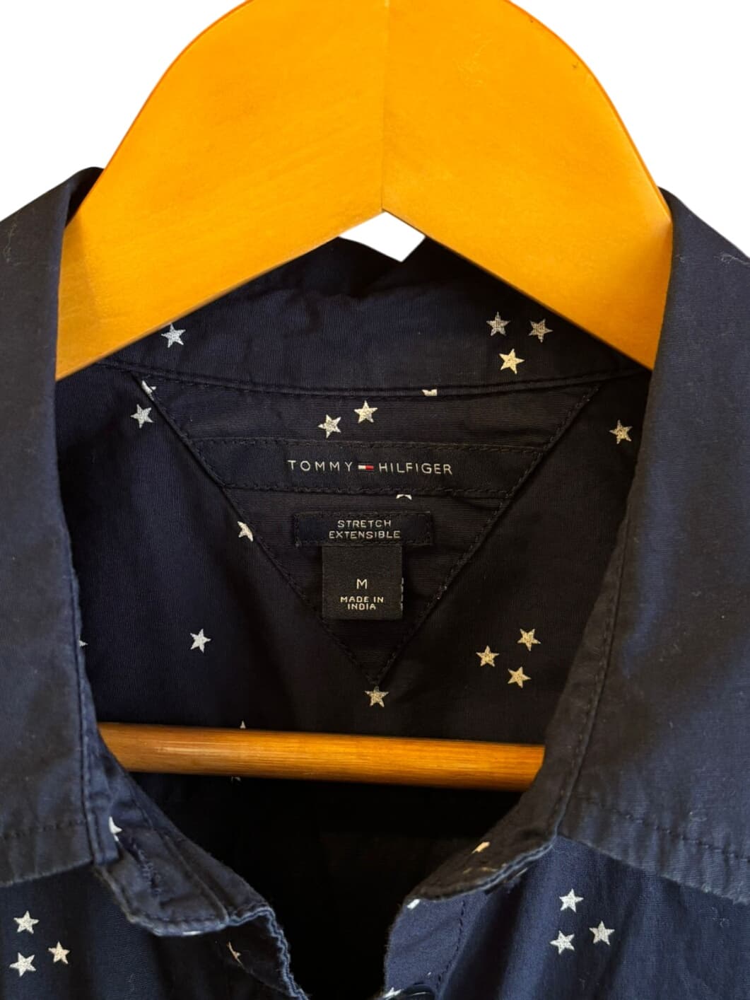 Tommy Hilfiger Navy Star Print Button-Up Shirt – 3