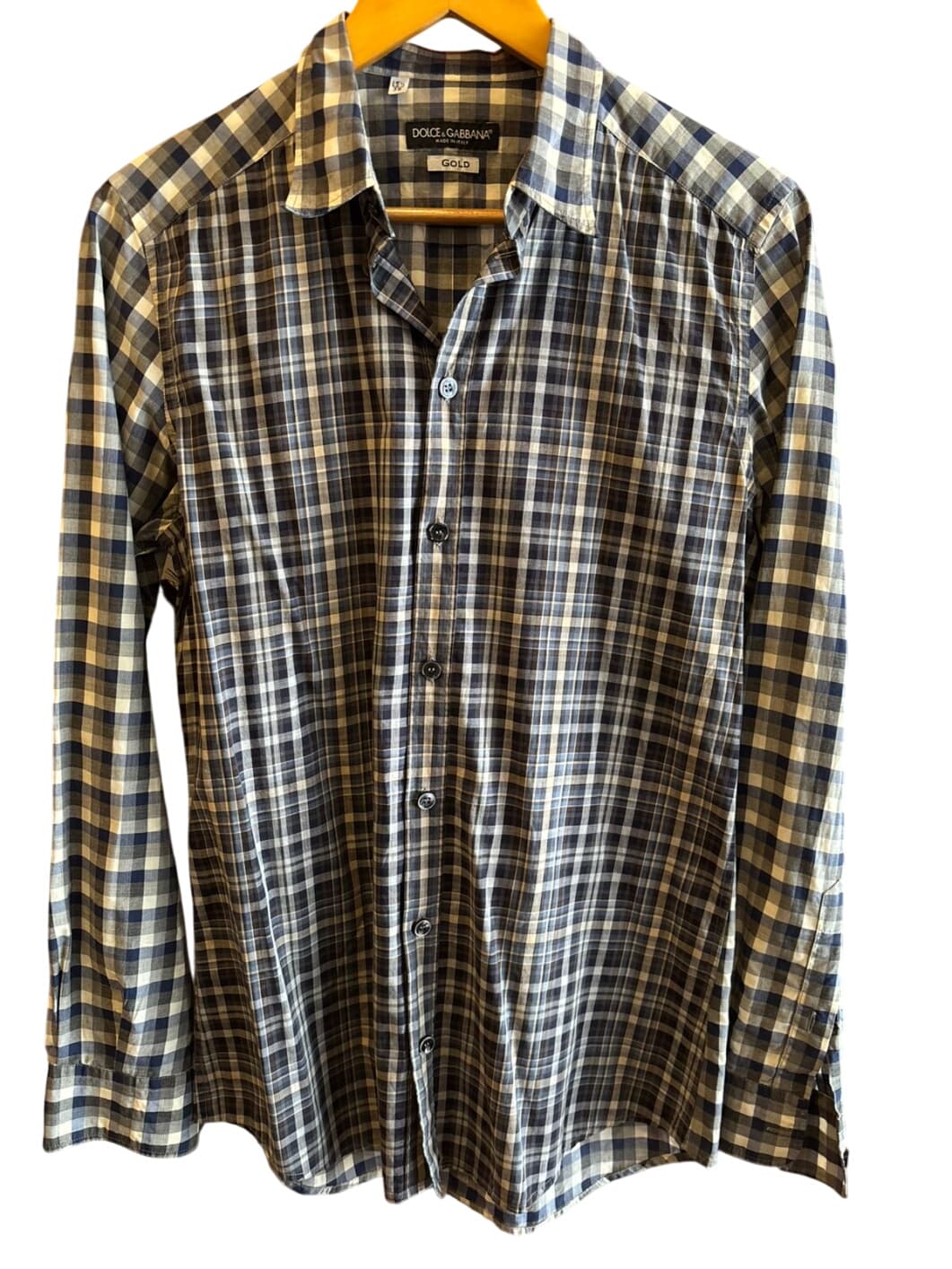 Dolce & Gabbana Plaid Button-Up Shirt – 1