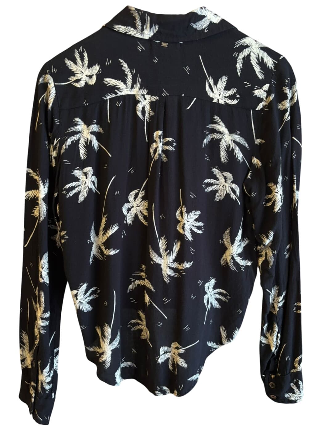Billabong Palm Print Button-Up Blouse – 2