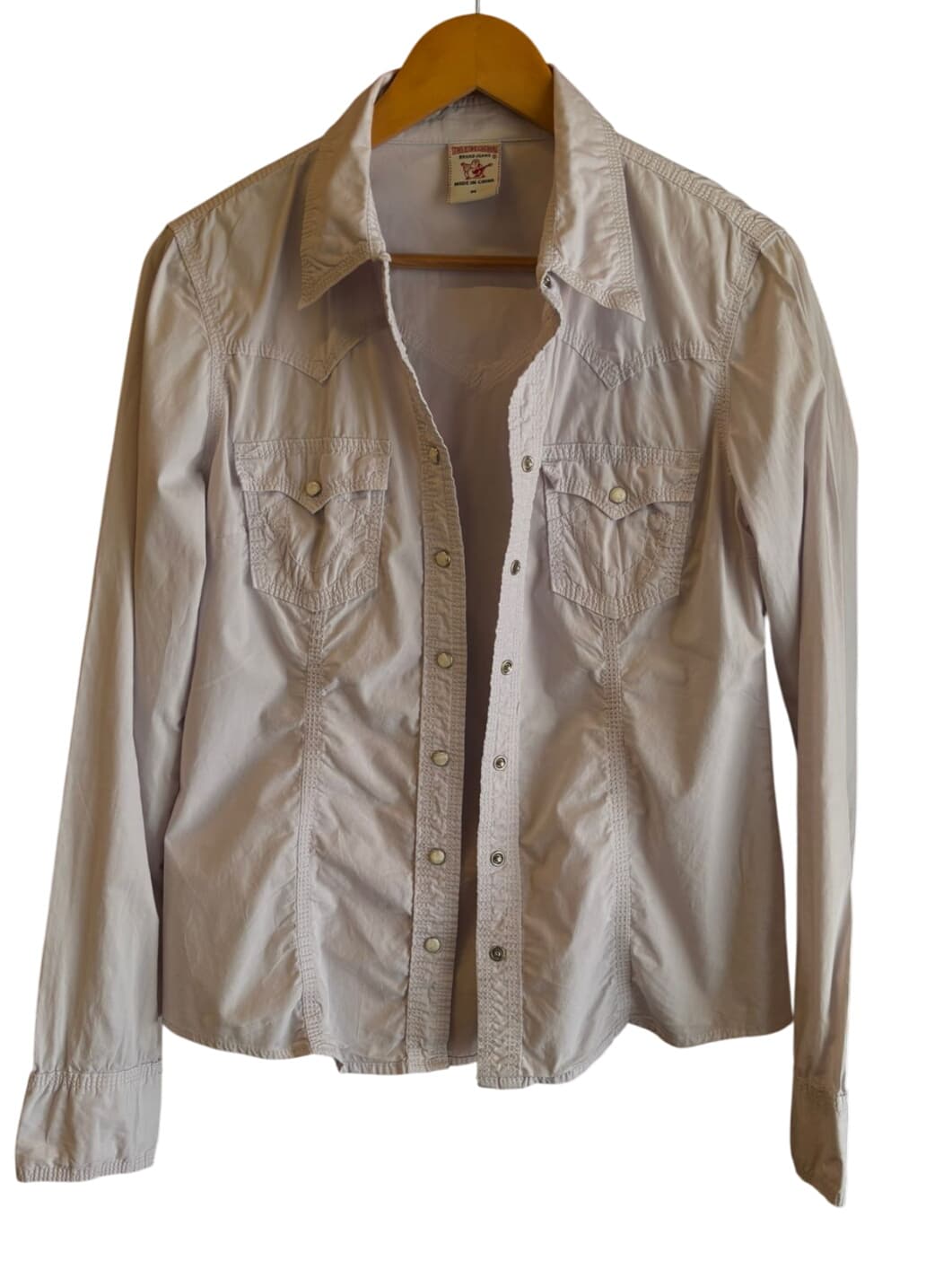 True Religion Light Purple Long Sleeve Button-Up Shirt – 2