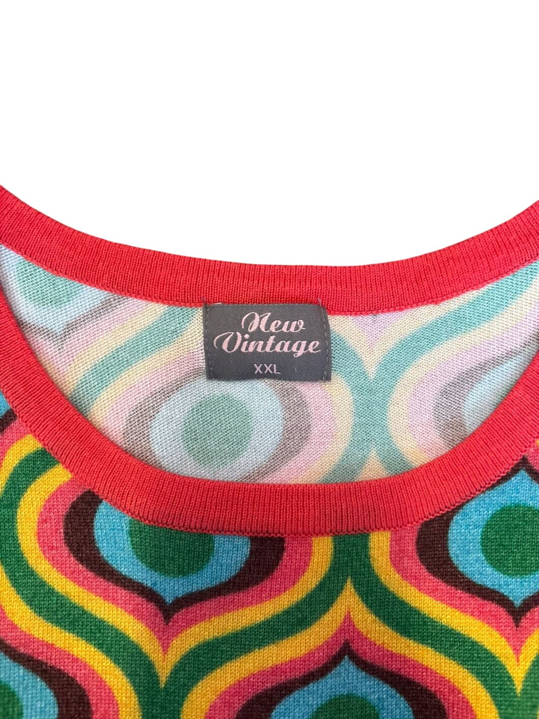 New Vintage Colorful Patterned Tank Top – 3