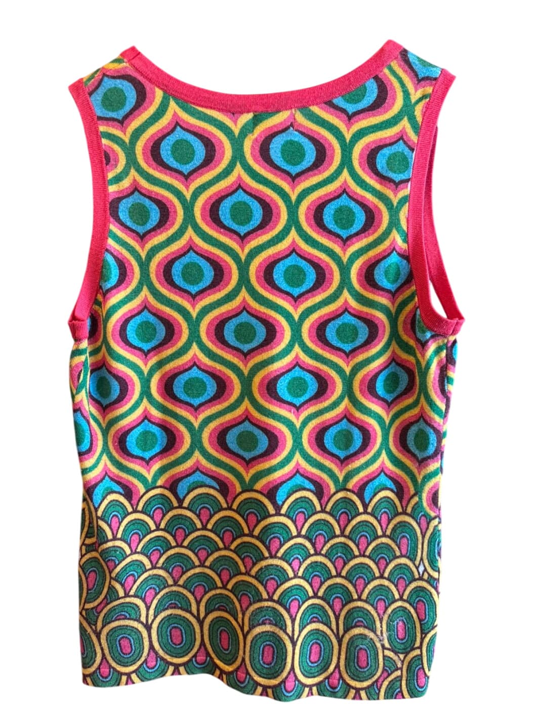 New Vintage Colorful Patterned Tank Top – 2