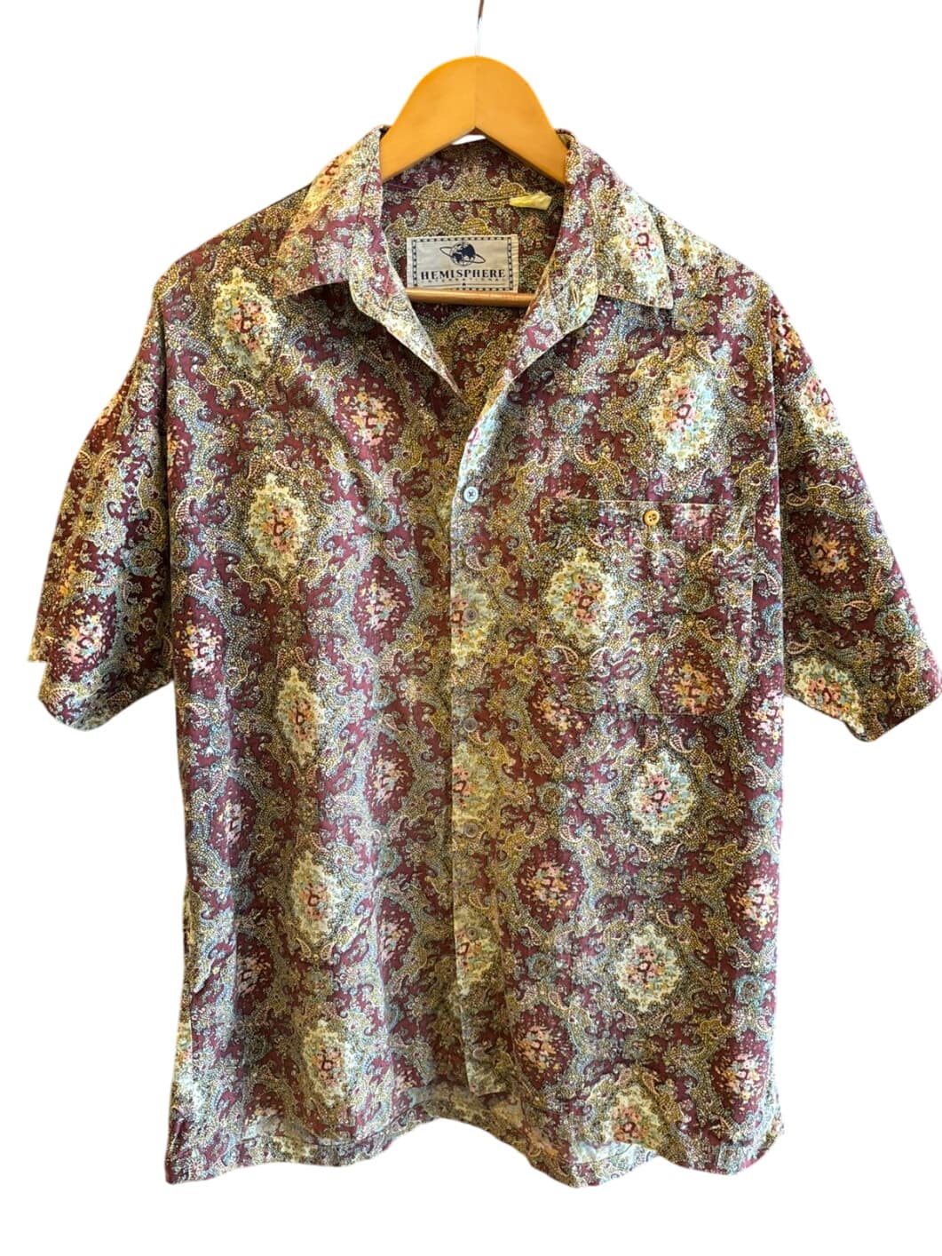 Hemisphere International Patterned Short-Sleeve Shirt – 1