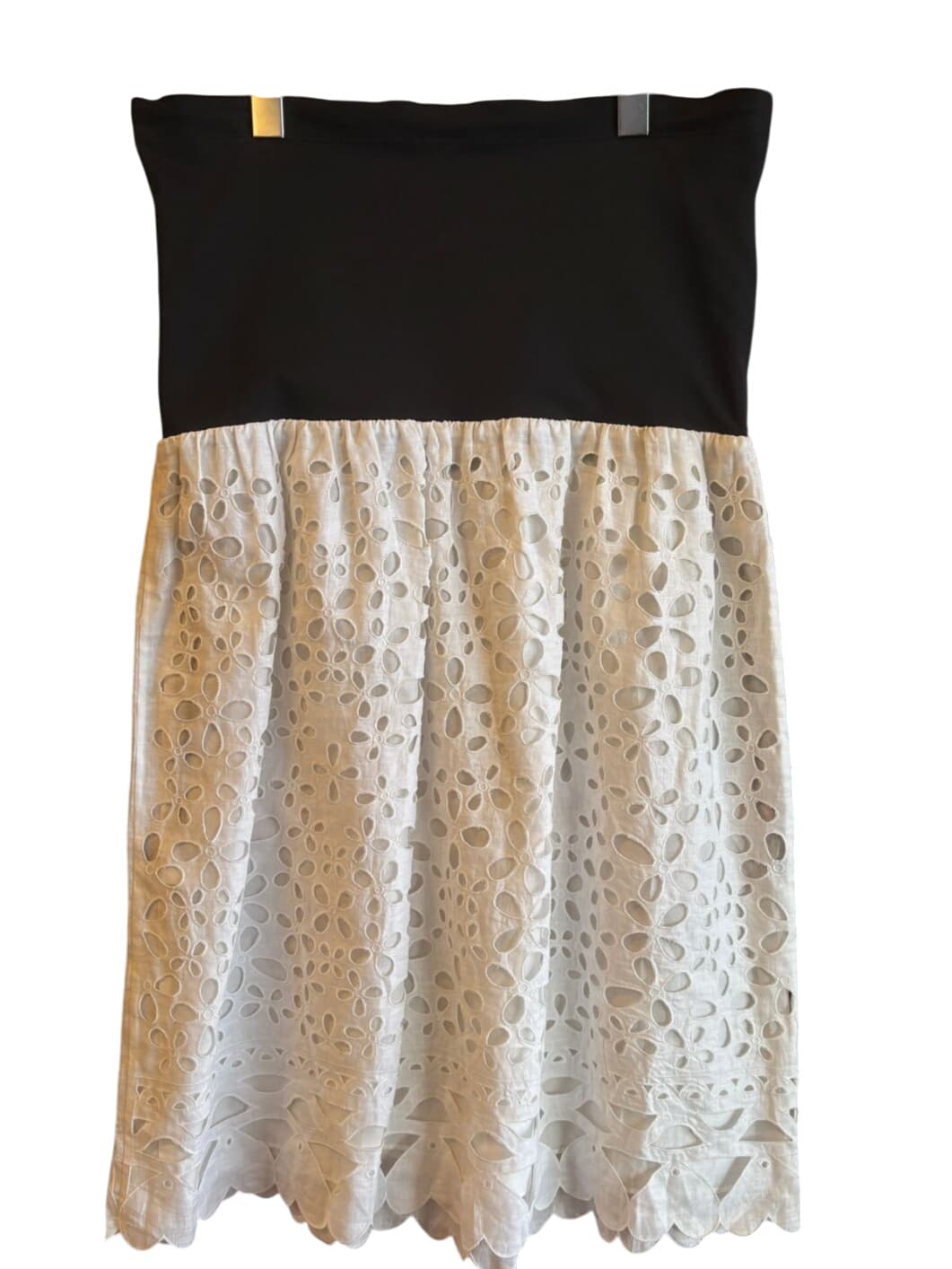 DKNY Black and White Floral Maxi Skirt/Dress – 2