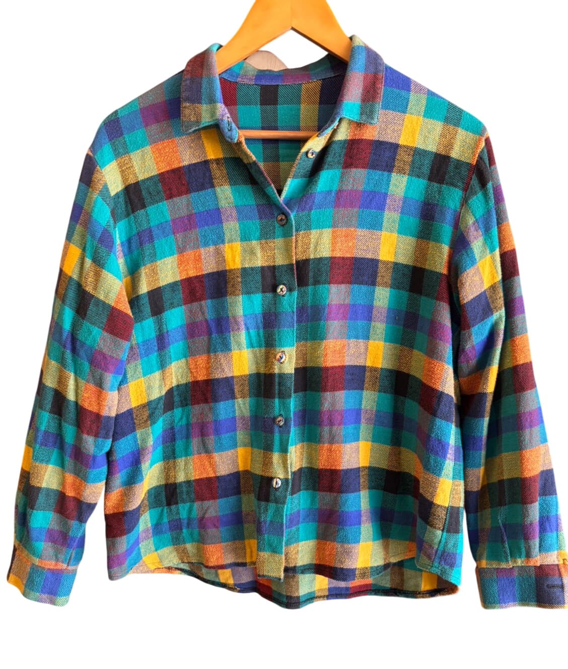 Vintage Plaid Flannel Shirt – 2