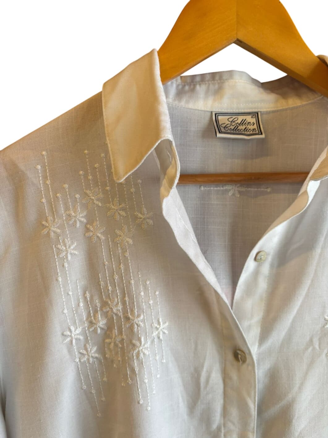 Collins Connection Embroidered Short-Sleeve Shirt – 2